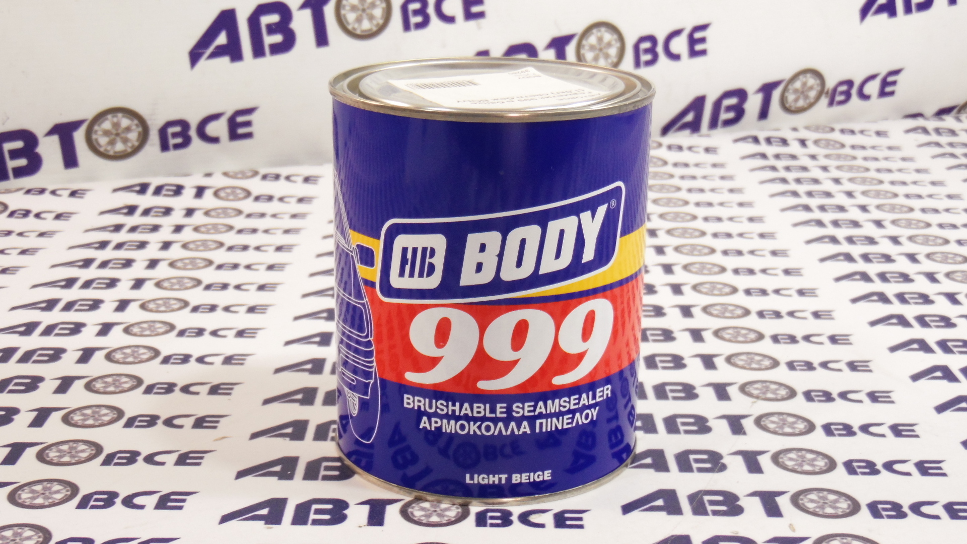 Герметик 999 в банке (1,0кг) светл.беж BODY - Авто Химия